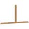 Ekena Millwork Portland Timber Gable Bracket, Western Red Cedar, 108"W x 49"H x 3 1/2"D x 3 1/2"F, 11/12 Pitch GBW108X49X0404POR00SWR - alternate 4